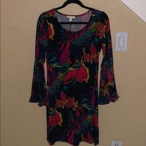 Flower cocktail dress